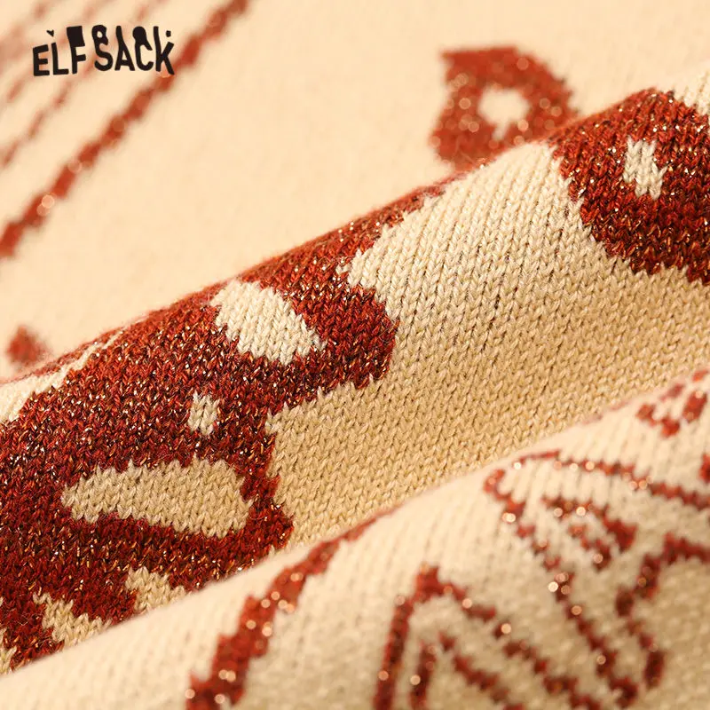 ELFSACK Camel Jesus трикотажные обтягивающие женские юбки с принтом зима 2019 новая яркая