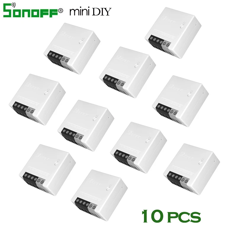 

Умный переключатель Itead Sonoff MINI, дистанционное управление, поддержка Wi-Fi, работа с Alexa, Google Home