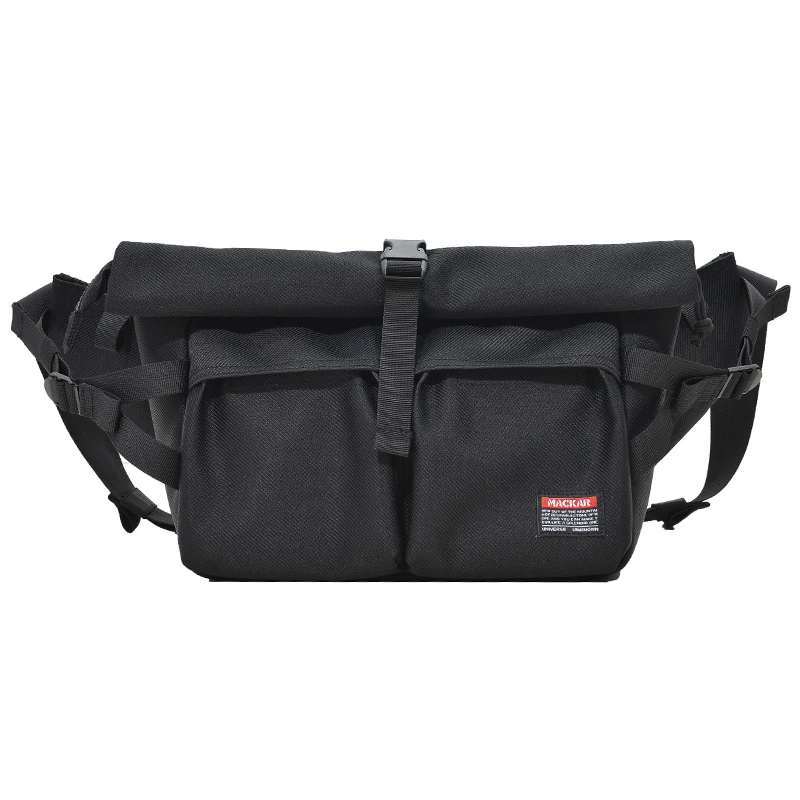 

Mackar Men's Techwear Bag Large Capacity Single-Shoulder Bag Student Schoolbag Functional Workwear Messenger Bag