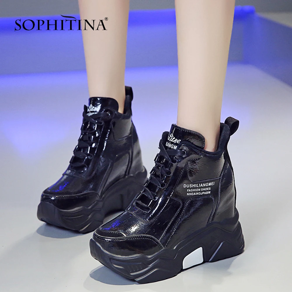 SOPHITINA/женские крутые кроссовки на плоской подошве Удобная обувь ручной работы