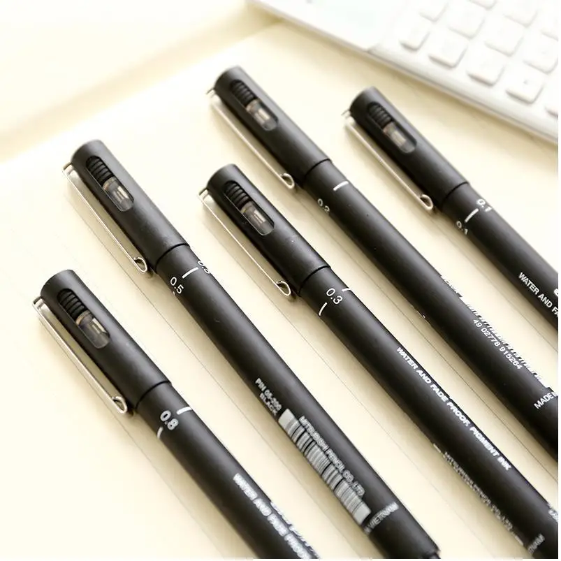 Pigma Микрон иглы школьные товары для рукоделия маркеры Кисть ручка Fineliner