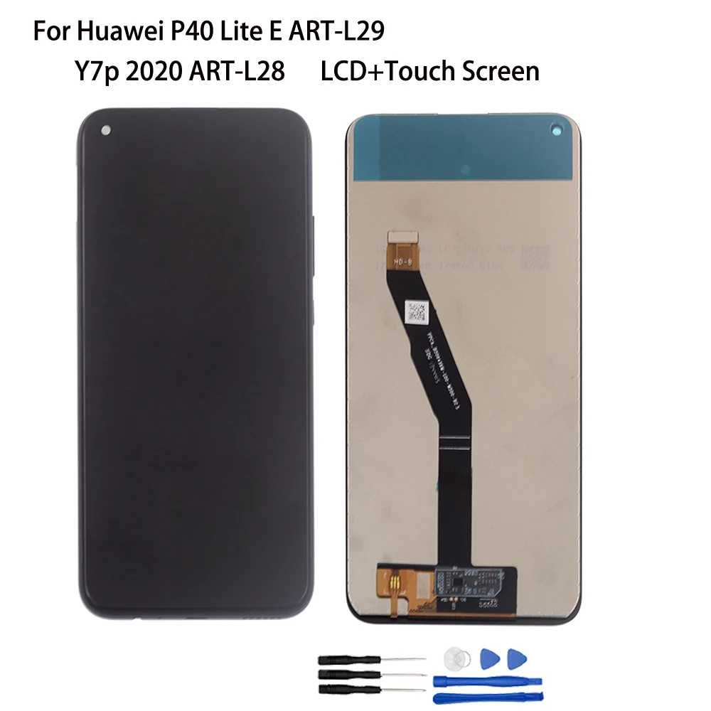 Оригинальный Для Huawei P40 Lite E ART L29 Полный ЖК дисплей Y7p 2020 L28 сенсорный экран