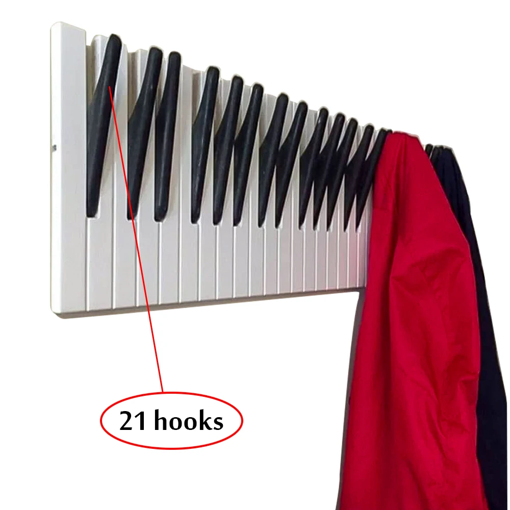 

40 см Деревянный крючок для ключей пианино, настенная вешалка для пальто, шляпы, скандинавские настенные крючки для подвешивания одежды, нас...