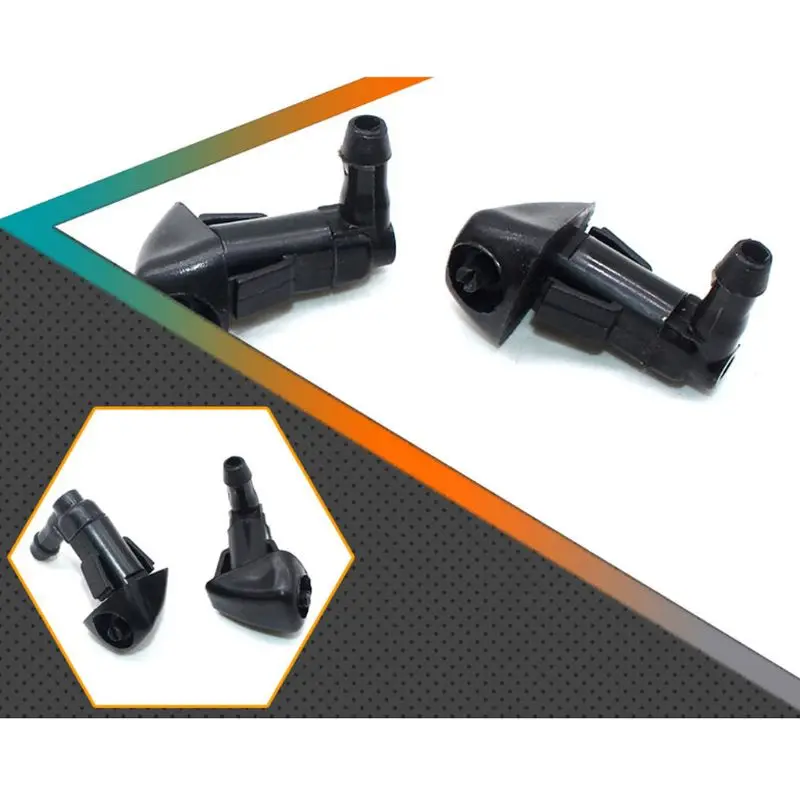 

2 Pcs Car Windshield Wiper Water Spray Jet Washer Nozzle for honda- /Accord- Q39F