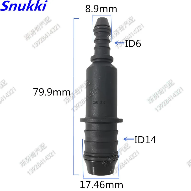 Высококачественный быстроразъемный соединитель топливной линии ID6 ID14 180