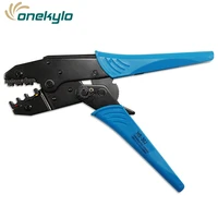 hs 30j professional insulated wire terminals connectors ratcheting crimper tool for 22 10awg hand crimping plier 9 inch