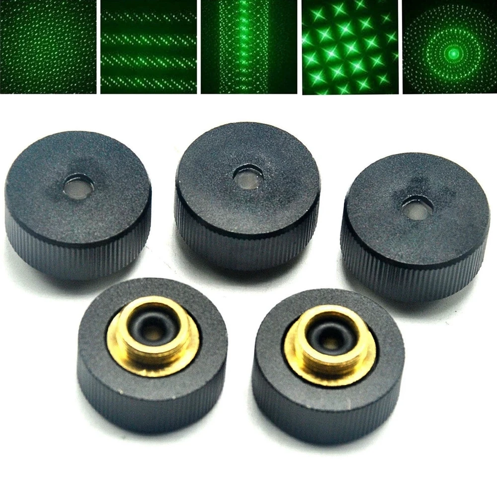 

5 Star Caps w/ 5 Patterns Grating for GD-303 Laser Pointer Laser Torch-Style