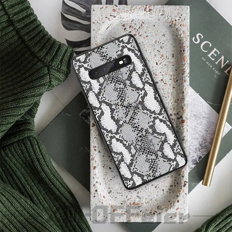 Чехол для funda galaxy S8 samsung S10 брендовый чехол с леопардовым принтом роскошный чехлы S9