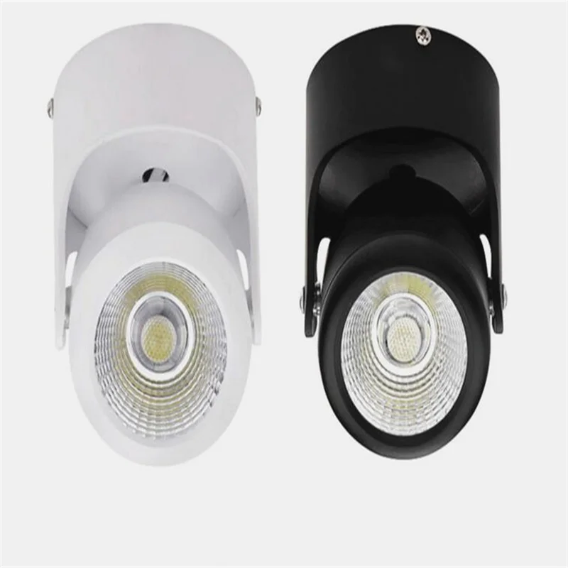 

Surface Mounted 360° Rotation COB LED Downlights 7W 9W 12W 15W LED Ceiling Spot Lights AC85~265V LED Wall Lamps Indoor Lighting