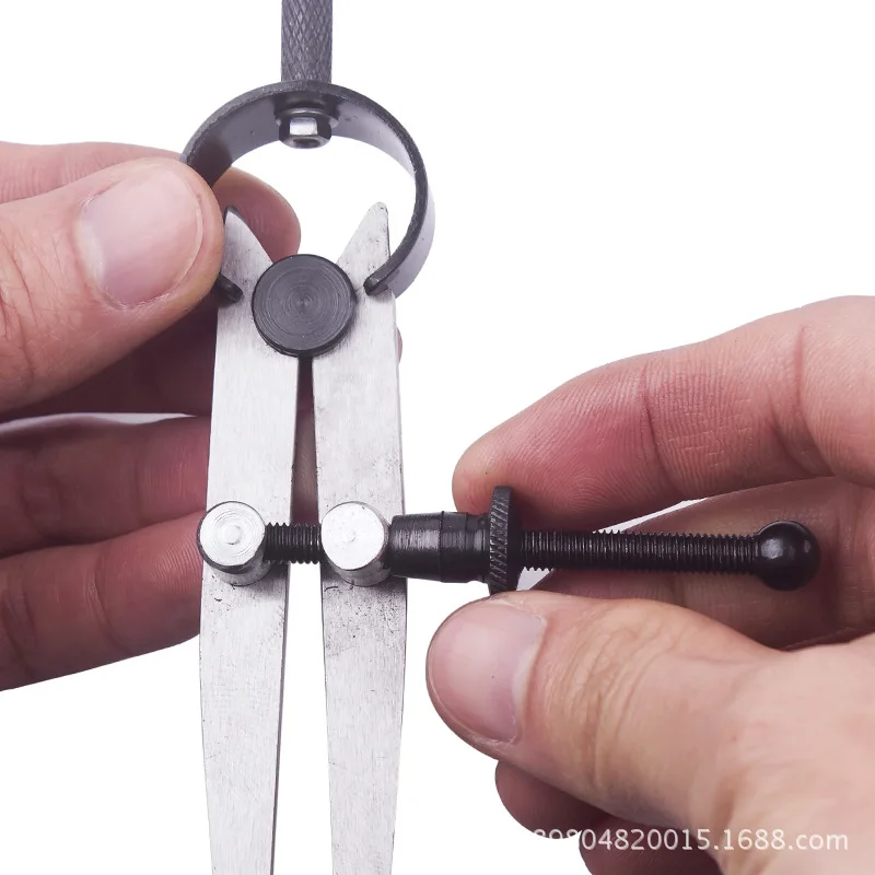 

Steel Wing Divider Pencil Marking -Circle Maker Adjustable Scriber Architect Student Carpenter Distance Gauge