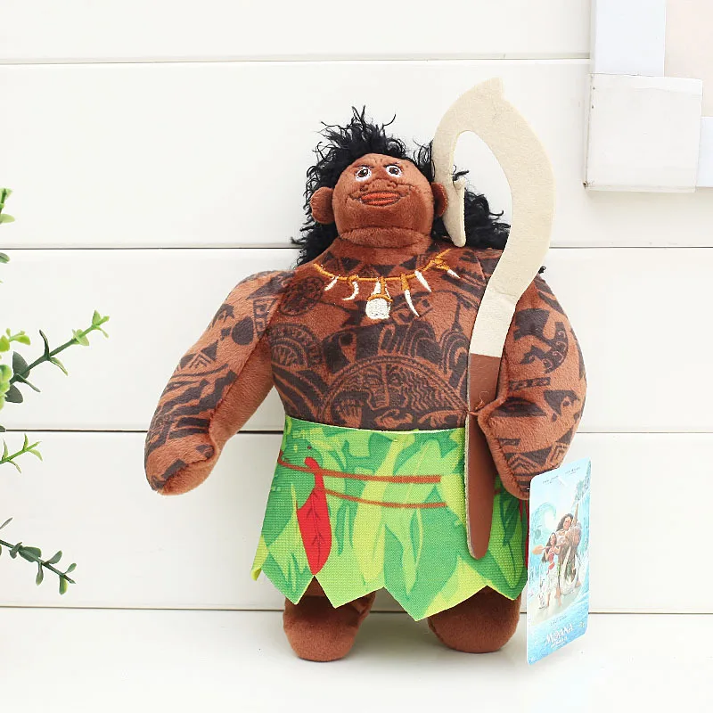 Moana мягкие игрушки Мауи плюшевая Слик игрушка для детей Хей петух мягкая свинка