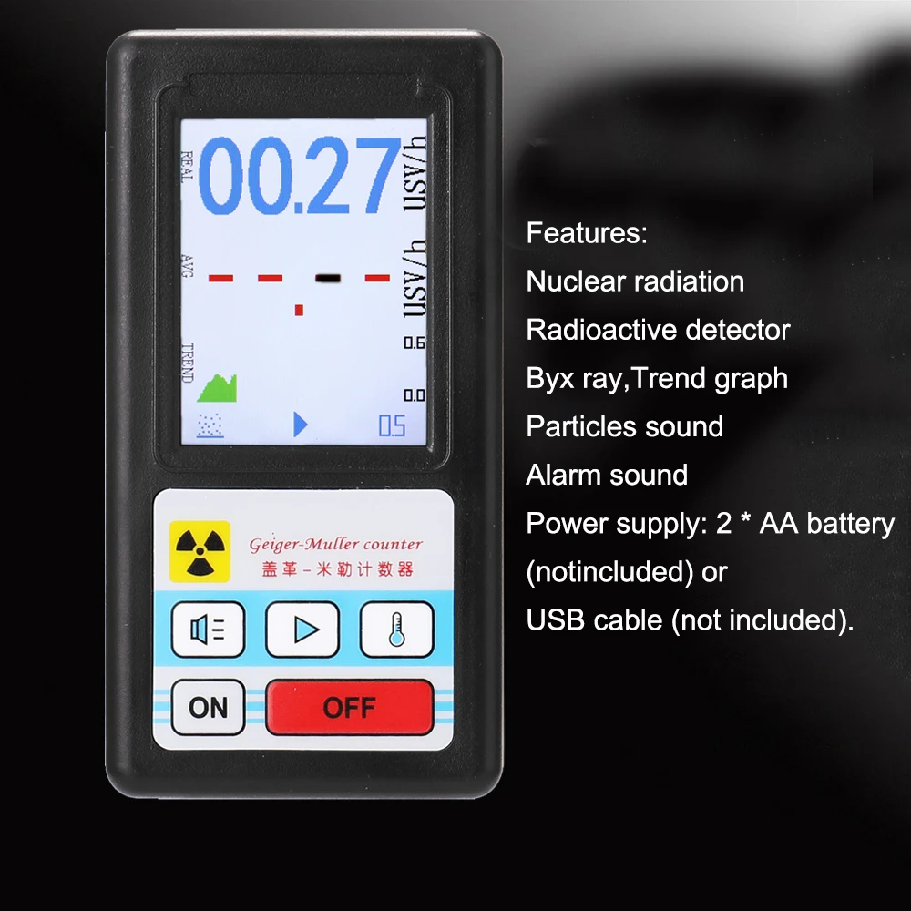 

Handheld Nuclear Radiation Detector Gamma X-ray Tester Can Detect Gamma X-ray Radioactivity Detector Tester