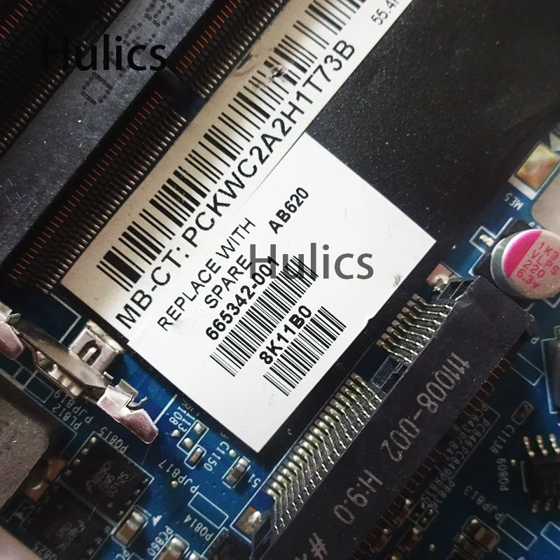 Материнская плата для ноутбука HP Pavilion DV6T б/у материнская HD6770 2 ГБ DDR3 665342-216 Hulics -