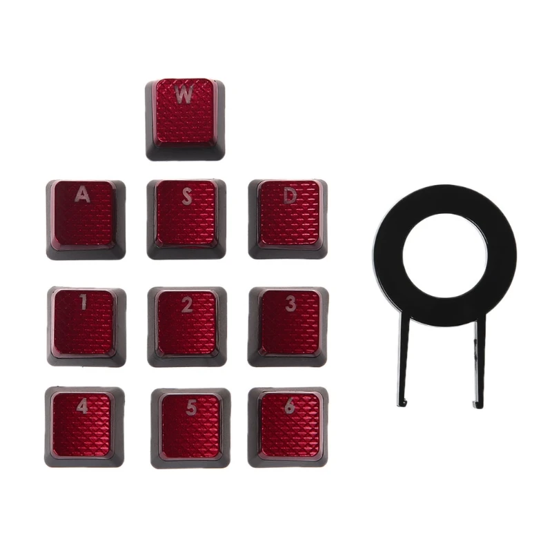 Capuchons de touches pour clavier mcanique Corsair K70, K65, K95, G710, rvb, 10 pices/paquet