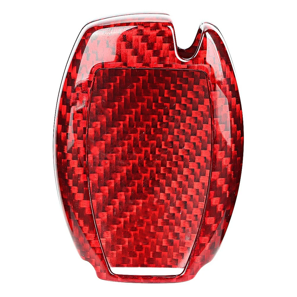 

Carbon Fiber Car Remote Flip Key Fob Case Smart Cover Shell Fits for BENZ SMART C CLASS