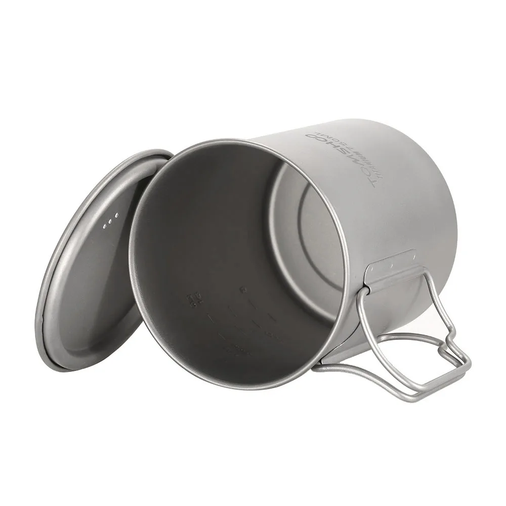 Hot New Ultralight 750ml Titanium Mug Cup Coffee Tea Camping Pot Outdoor Tableware Picnic Water Equipment | Спорт и развлечения
