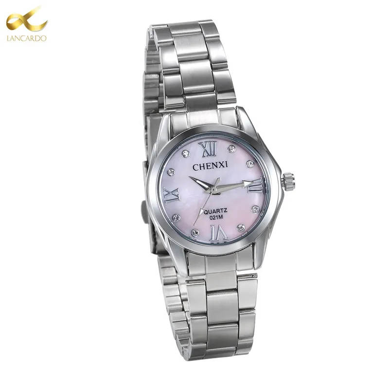 Женские кварцевые часы LANCARDO женские роскошные розовые от лучшего бренда