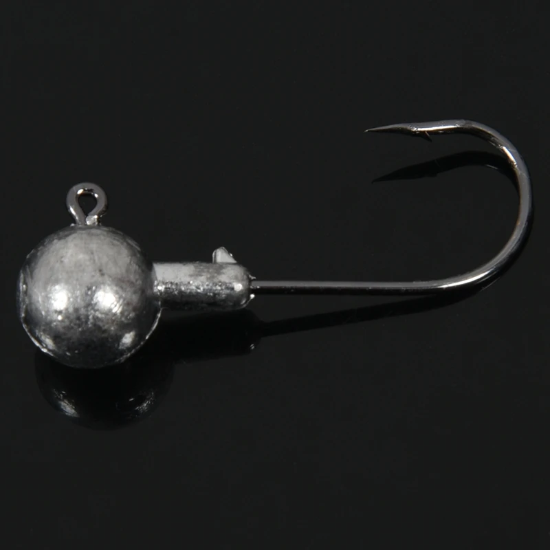 5Pcs Hooks Metal Lead Head Jig Fishing Lures Heads Solid Parts | Спорт и развлечения