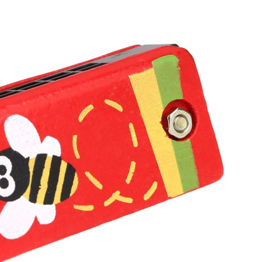 

2018 Colorful Harmonica 16 Holes Tremolo Harmonica Children Musical Instrument Educational Toy Gift for Kids drop shipping