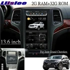 LiisLee автомобильный мультимедиа для Jeep Grand Cherokee WK2 2009 2010 2011 2012 2013 NAVI GPS WIFI Аудио Радио Навигация карта 13,6 дюйма