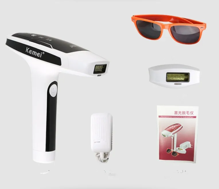 Электрический эпилятор Kemei постоянный лазерный для удаления волос фотоэпилятор