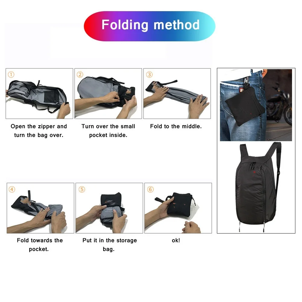 20-28L Motorcycle Backpack Waterproof Expandable Large Capacity Laptop Helmet Storage Bag For Cycling Riding Equipment |