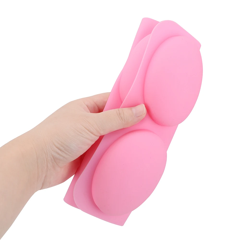 

6 Slots Silicone Soap Mold Oval Shape Fondant Cake Mold Muilti-Purpose DIY Soap Craft Maker Cake Decoration