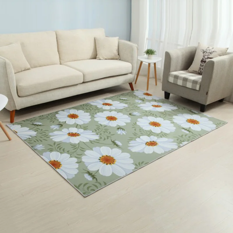 

High Quality Polyester Jacquard Carpet European Style Living Room Bedroom Bedside Mat Coffee Table Sofa Decoration Home Rug