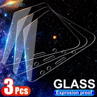 3pcs tempered glass on the for honor x10 9s 9a 9c 9x 8a 8c 8s 8x screen protector for honor 7a 7c 7s 7x v30 v20 x10 20s 30s film