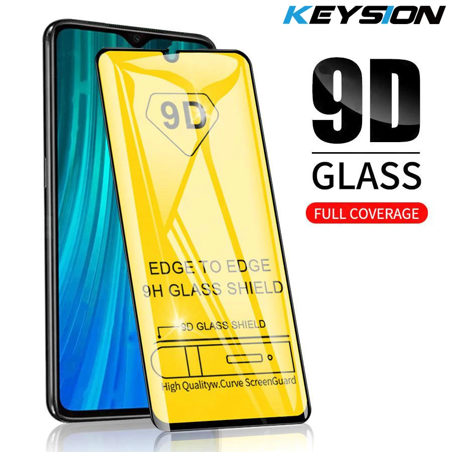 Защитная пленка для экрана KEYSION 9D Redmi Note 8 Pro полное покрытие защитное закаленное