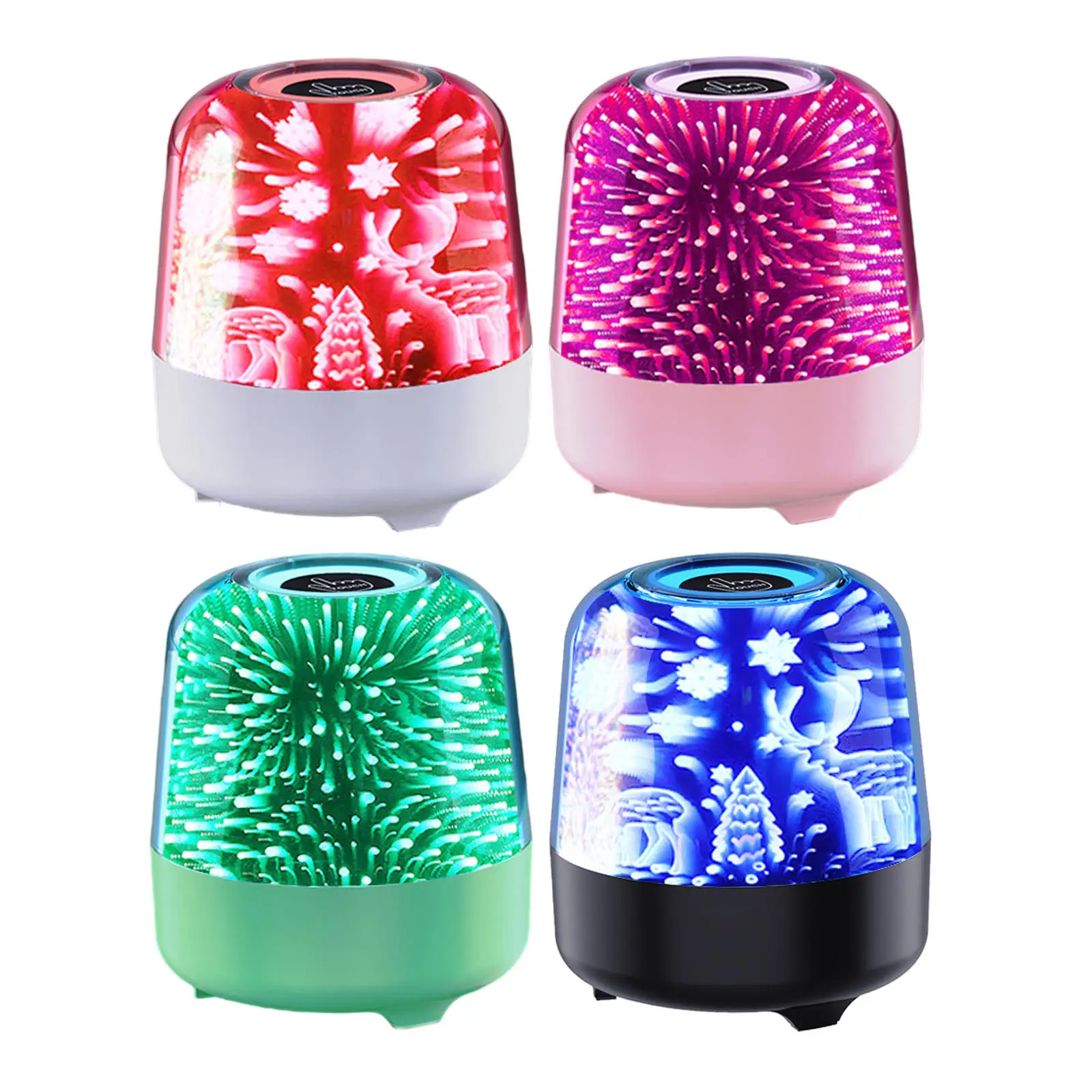 

Беспроводная Bluetooth-Колонка со светодиодсветодиодный подсветкой, 3,5 мм