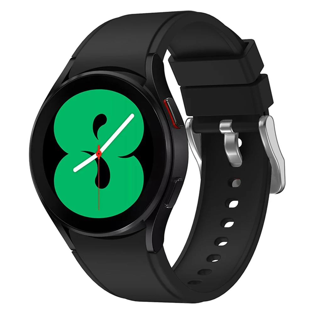 Ремешок силиконовый для Samsung Galaxy Watch 4 classic спортивный браслет наручных часов 46 мм