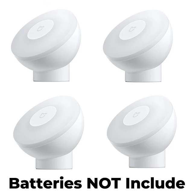 4pcs Новейший Xiaomi Mijia ночник 2-го поколения MJYD02YL магнитное притяжение ночник 360 Вращающийся Регулируемый - Цвет: 4pcs