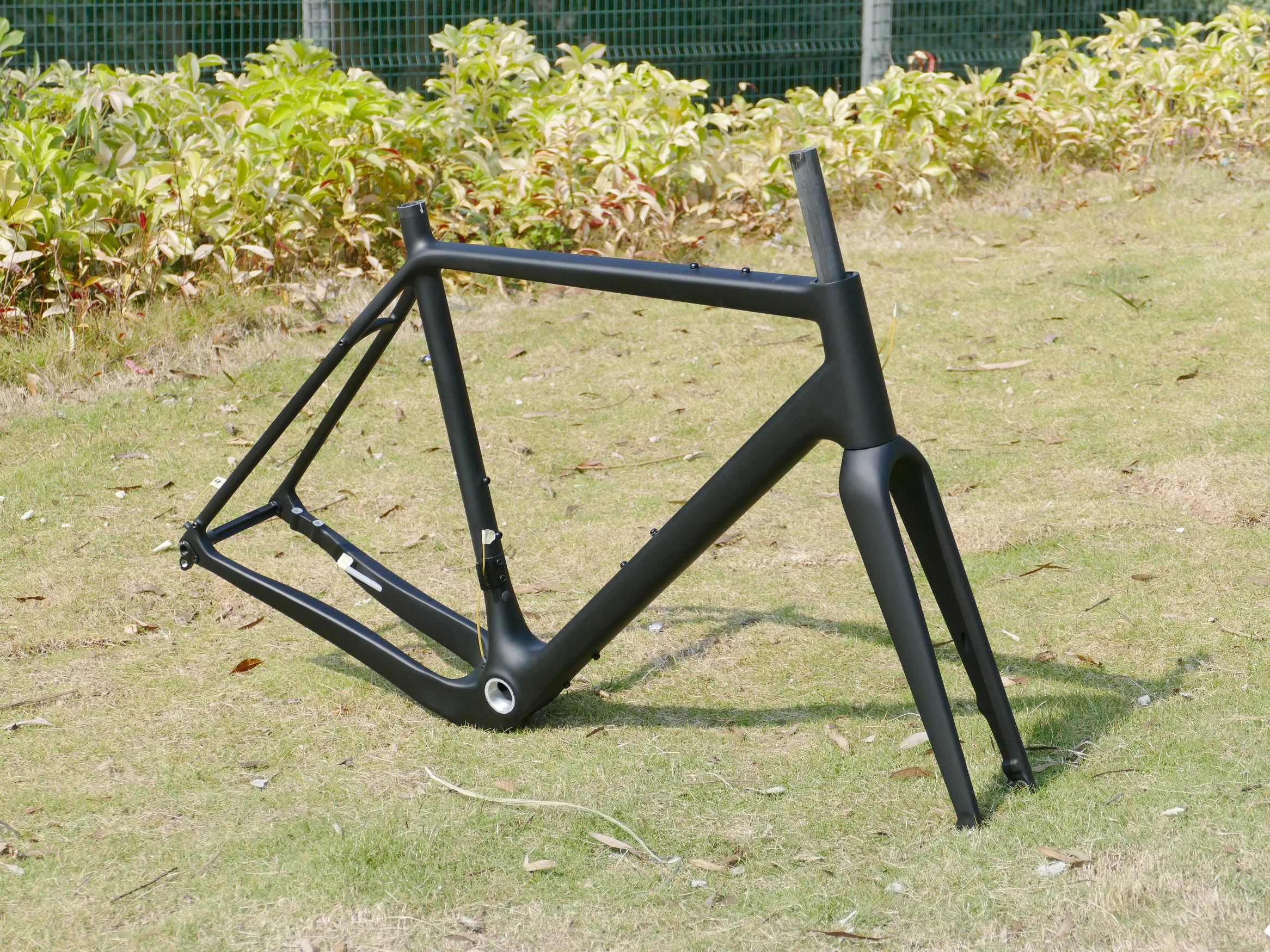 Полностью карбоновая Велосипедная вилка UD из матового гравия тормоз дисковый 52