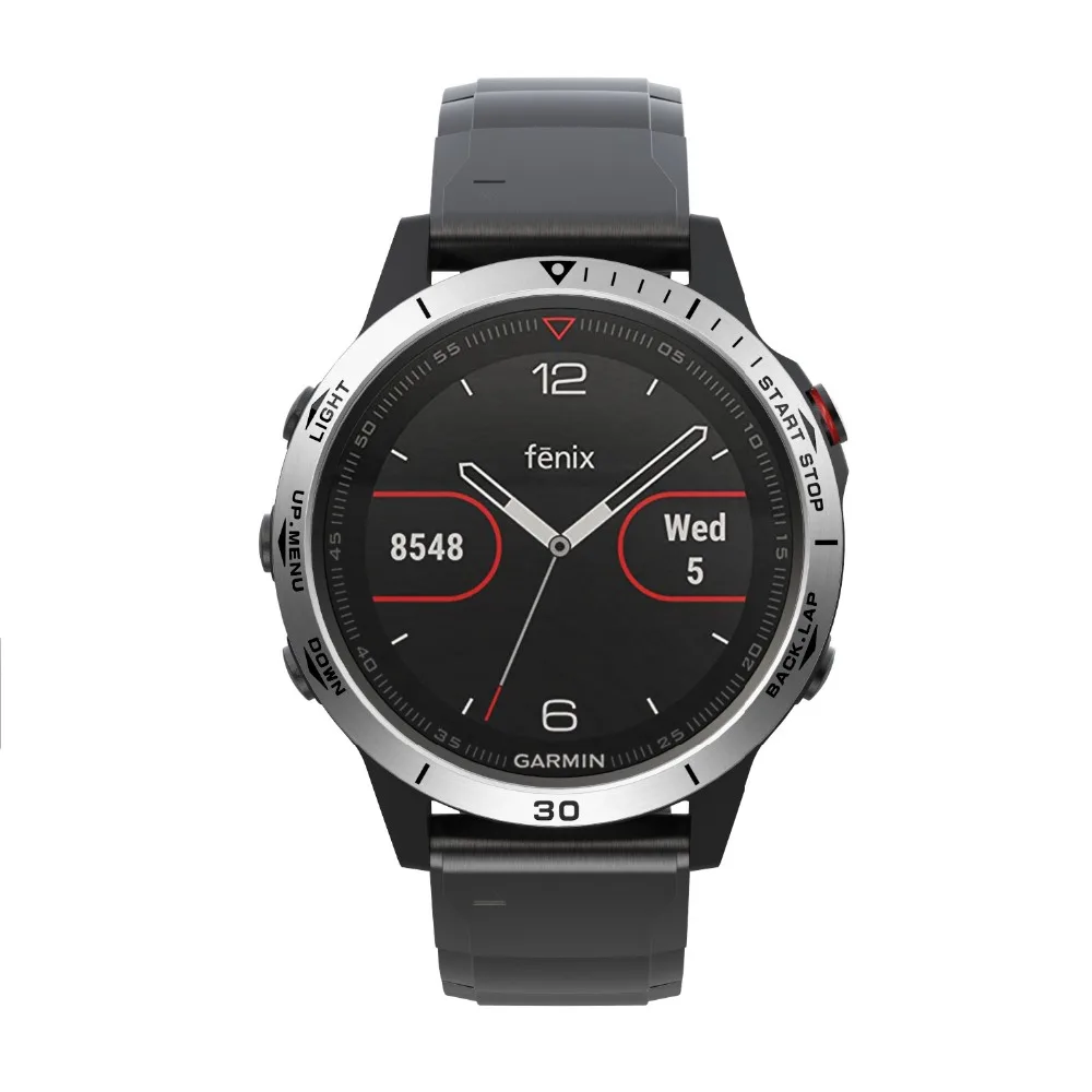 Безель, кольцо, умные аксессуары для Garmin Fenix 5 5X3 3HR, браслет для часов, клейкая крышка, металлическое кольцо с защитой от царапин, Безель