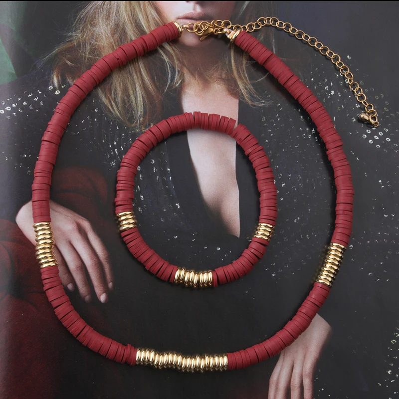 

Ожерелье-чокер женское из нержавеющей стали, красное, ФЛУОРЕСЦЕНТНОЕ