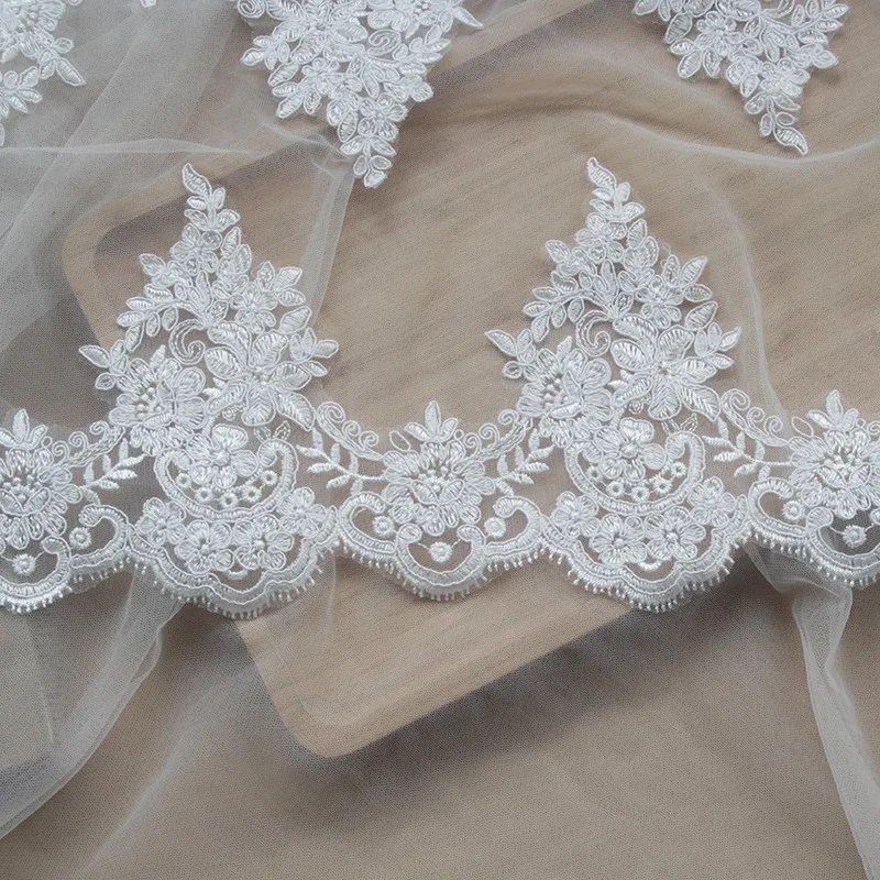 

12CM Off White Cording Lace Trim Wedding Lace 2021 NEW Laces 5 Yards