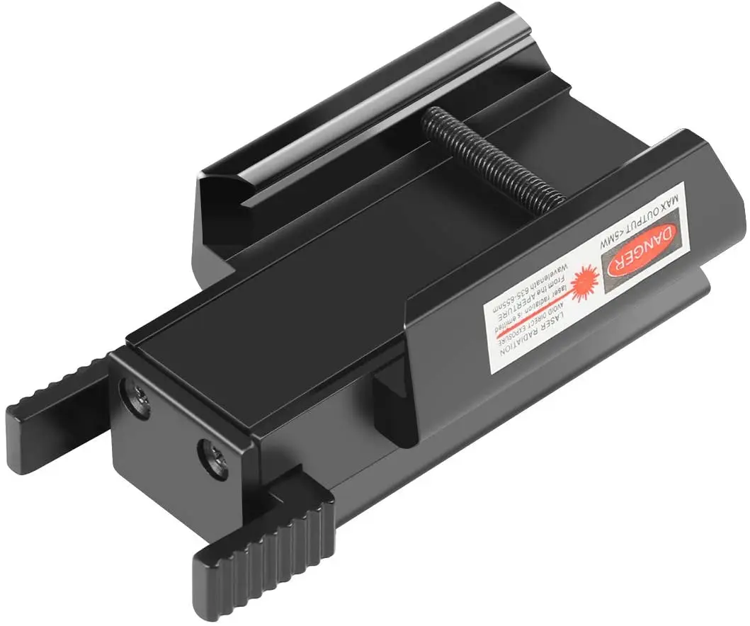 Тактический красный лазерный прицел 20 мм пистолет Вивера Пикатинни рельс для