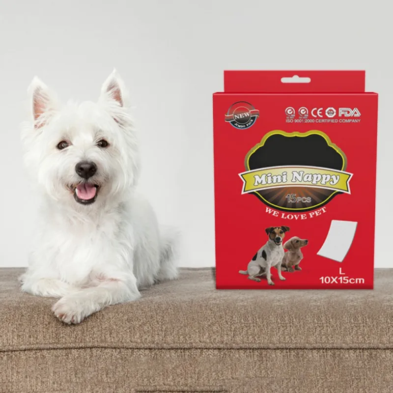 

10 Pcs/lot Super-Absorbent Female Dogs Disposable Detachable Diaper Pads Preventing Leaks