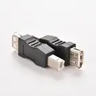 Струйное Новый 1 шт. Новый USB 2,0 Тип (мама) Тип USB Тип B Мужской конвертер адаптер USB кабель печати коннектора чейнджер