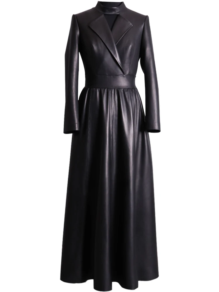 Lautaro Весенне-осенние черные макси-платья для выпускного вечера женщин 2022