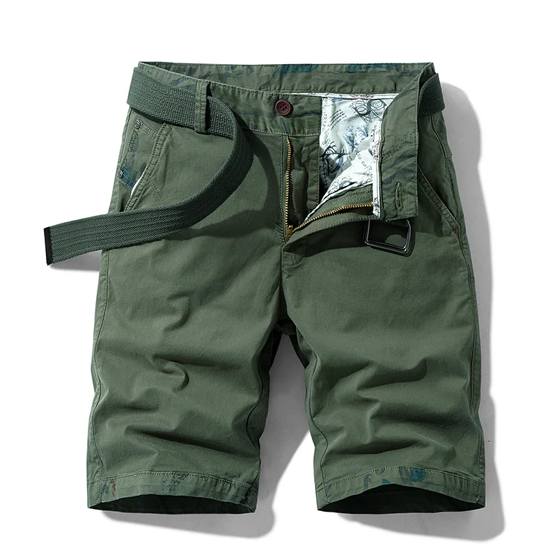 2021 cargo shorts men summer hot sale cotton casual fashion solid pocket classics brand plus size pants men beach shorts free global shipping
