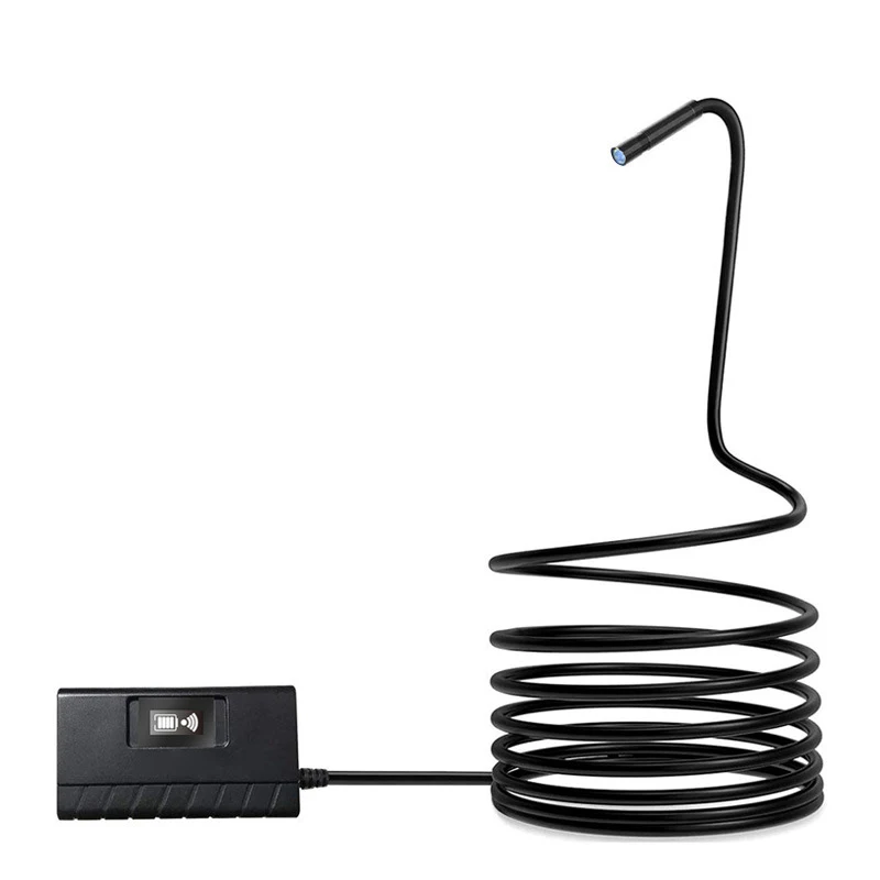 

5.5mm Lens WiFi Endoscope Camera 1080P HD Inspection Camera 1/3.5/5/10M Hard Wire 6 LED Lights Endoscope For Android iPhone