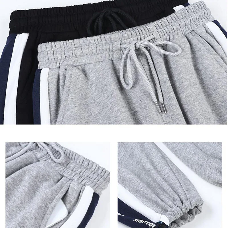 

Autumn And Winter Women Gym Sweatpants Workout Trousers Splicing Thick Warm Winter Female Sport Pants Running Pantalones FC432