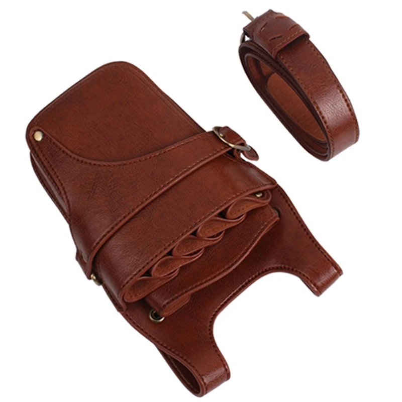 Коричневые новые профессиональные салонные Парикмахерские ножницы для волос Сумка кожаные волосы PU