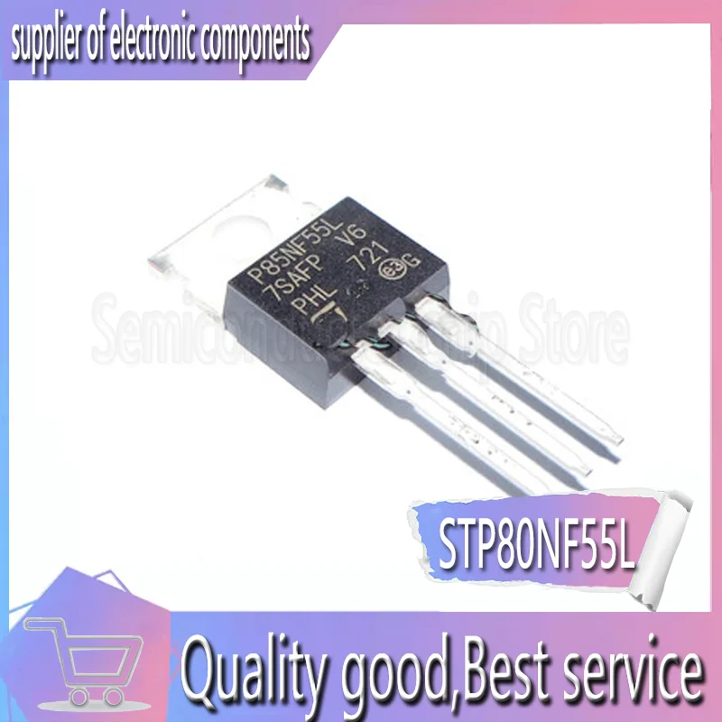 

10 шт./лот STP80NF55L TO-220 New Spot 55V 80A