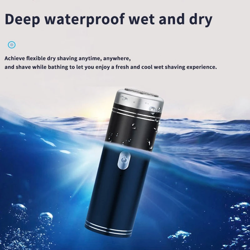 

Electric Shaver Men Type-C USB Rechargeable Razor Portable Beard Trimmer Cutting Machine for Shaving