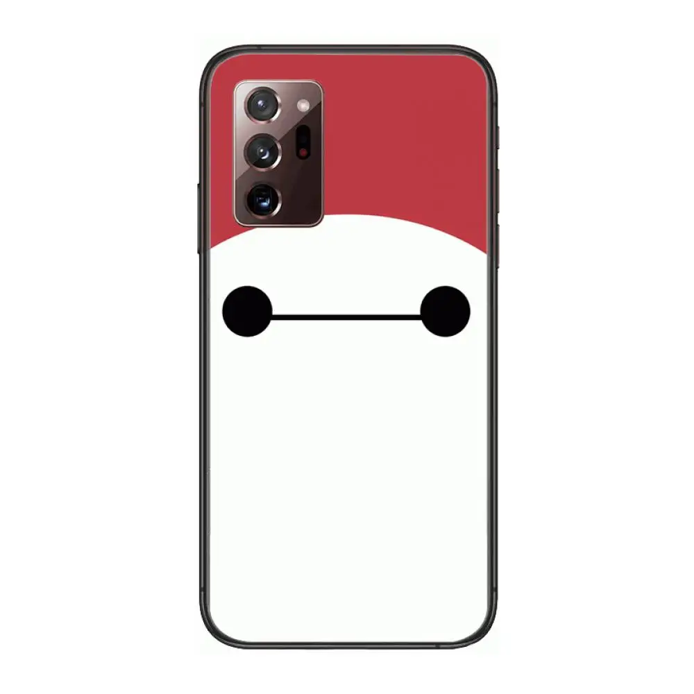 

anime cute face Phone Case cover hull For SamSung note20 10 9 8 4 pro plus black prime soft bumper Transparent