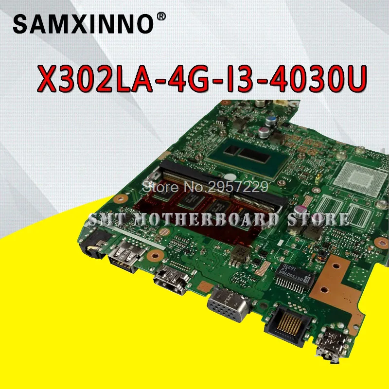 X302LA для Asus X302LJ X302L материнская плата с i3 4G RAM интегрированная видеокарта DDR3 S-6 |