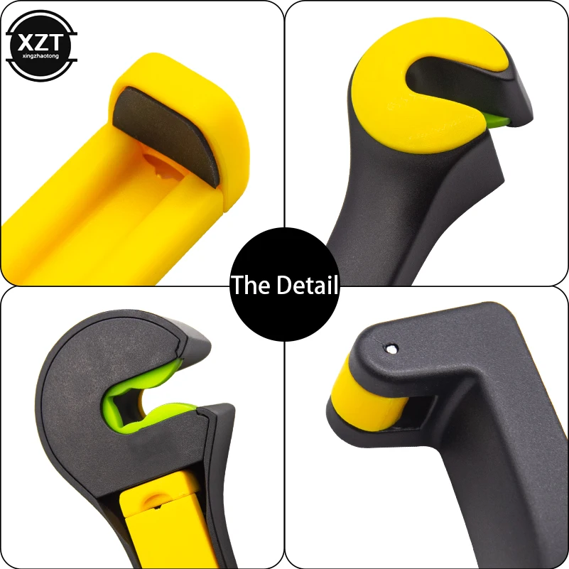 1 шт. автомобильный крючок на подголовник с держателем для телефона вешалка